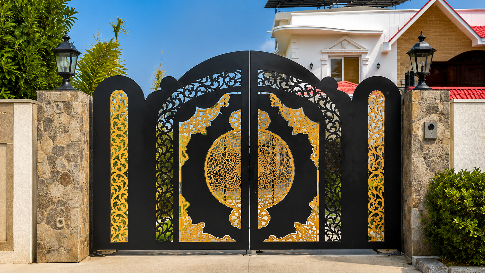 Laser Cut MS Gate