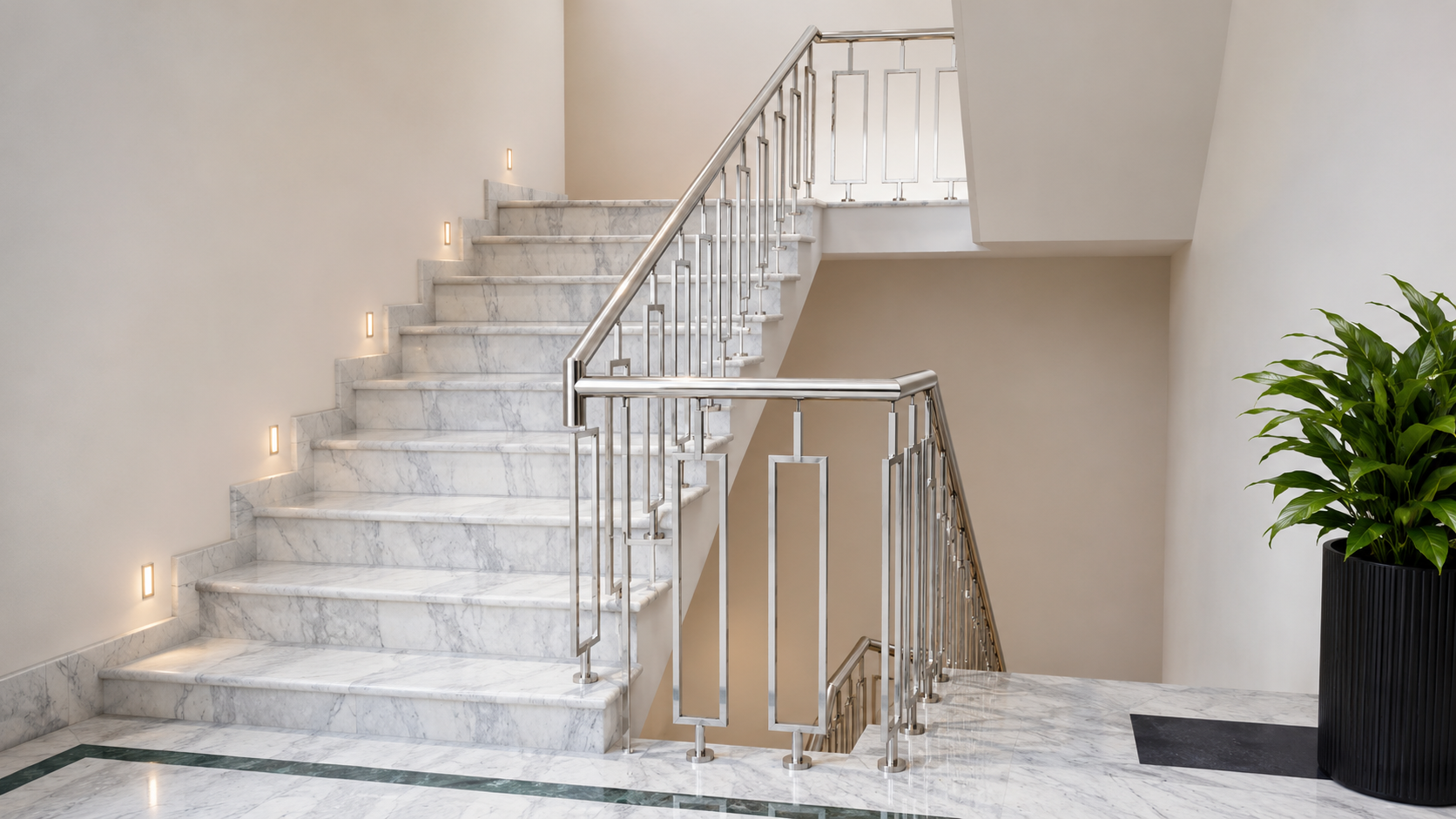Customized S S Staircase Railing