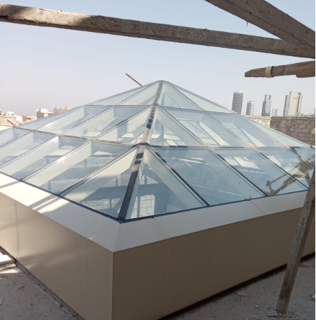 Commercial Skylight & Architectural Glass Dome Installation