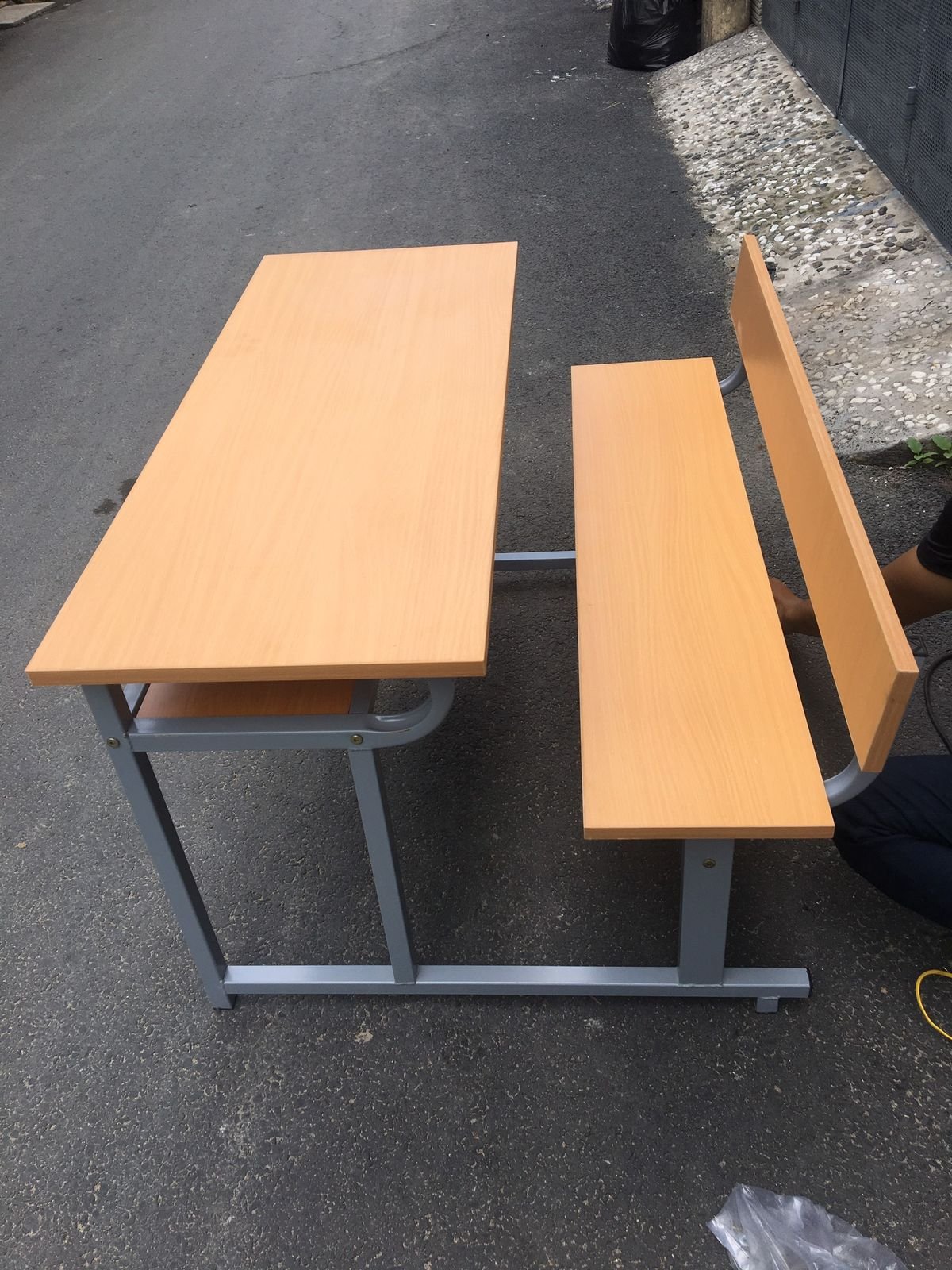 Modern School Desk and Bench Design for Classrooms